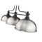 Z-Lite Melange Billiard, 3-Light, 13.25 In.W x 52 In.L x 21 In.H, Matte Black/Brushed Nickel 725-3MB-D12BN - alternate 4